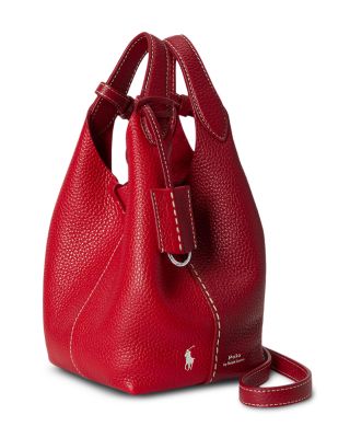 Polo Play Small Leather Crossbody Tote