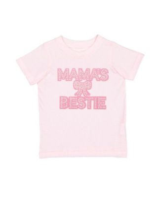 Girls' Mama's Bestie Pearl Patch Short Sleeve T-Shirt - Baby, Little Kid