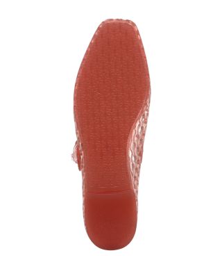 Women's Michaela Square Toe Jelly Flats