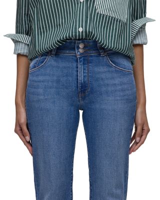 Dana High Rise Flared Jeans in Tranquil