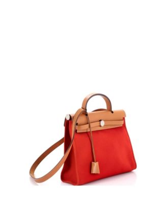 31 Herbag Zip Leather and Toile