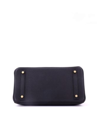 Birkin 30 Handbag Black Togo with Gold Hardware