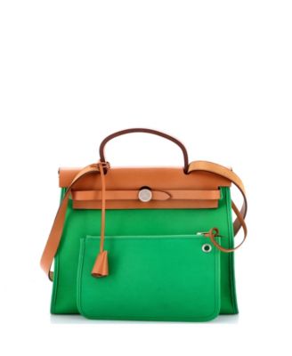 31 Herbag Zip Leather and Toile