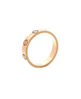  Love Wedding Band Ring 18K Rose Gold
