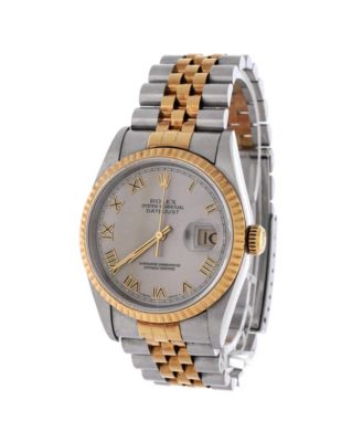  Oyster Perpetual Datejust Automatic Watch in Stainless Steel and Gold 36mm