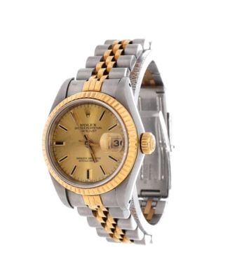  Oyster Perpetual Datejust Automatic Watch in Stainless Steel and Gold 26mm