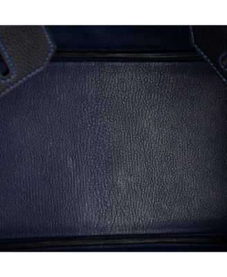 Birkin 30 Handbag Tricolor Togo with Brushed Palladium Hardware