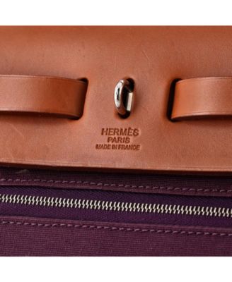31 Herbag Zip Leather and Toile