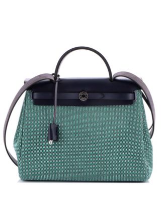 31 Herbag Zip Criss Viking Toile and Leather