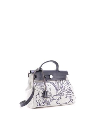 31 Herbag Zip Pegase Pop Toile and Leather