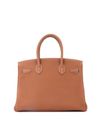 Birkin 30 Handbag Brown Togo with Gold Hardware