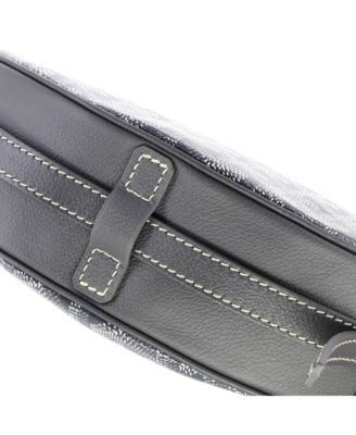   Hirondelle Shoulder Bag Coated Canvas and Leather