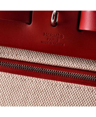 31 Herbag Zip Berline Vache Canvas and Leather