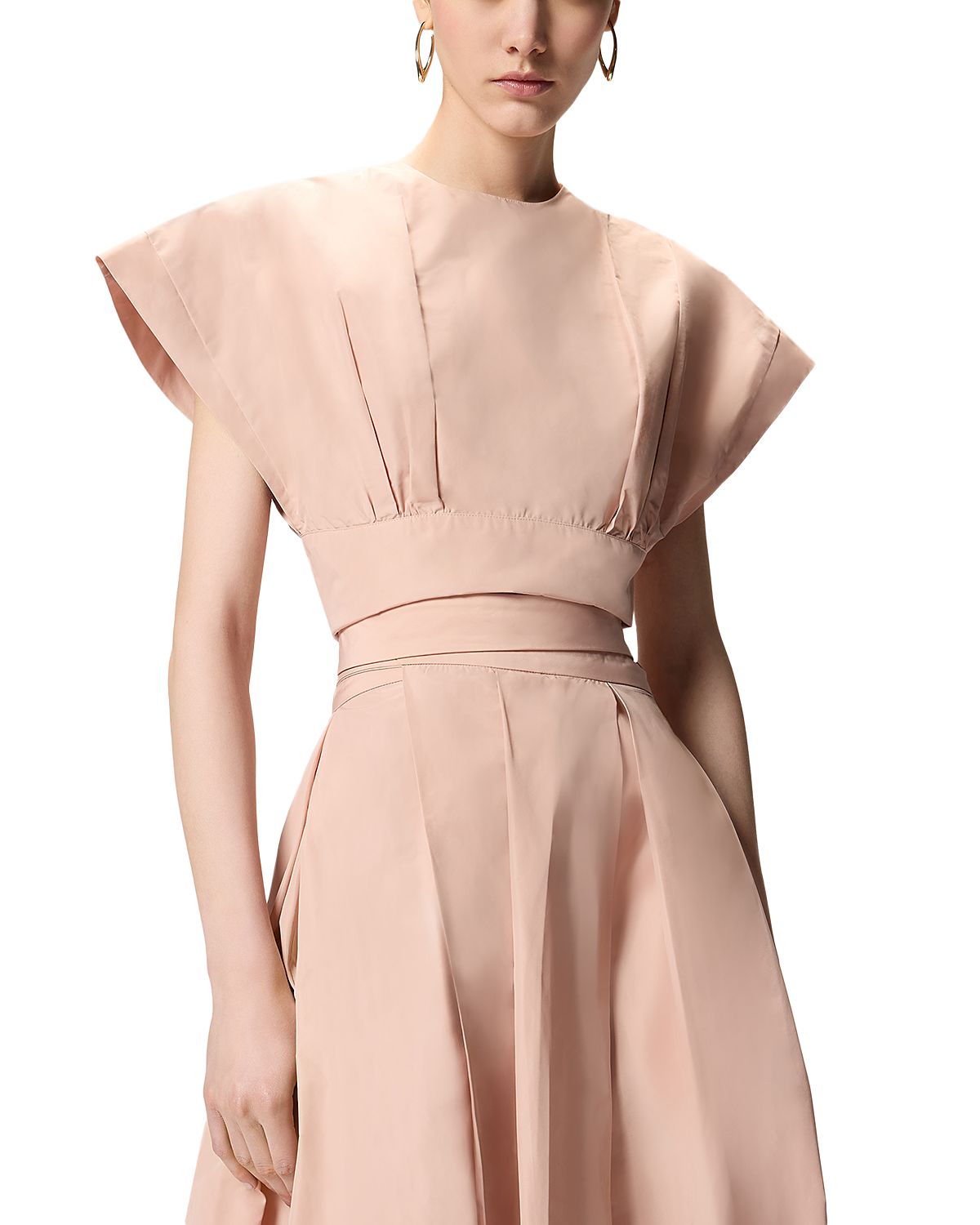 Pinko Asparago Taffeta Top