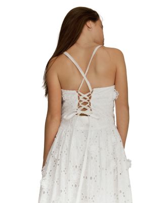 Girls' Estie Broderie Midi Dress - Little Kid, Big Kid