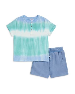 Boys' Sea Blast Tie Dyed Tee & Shorts Set - Little Kid