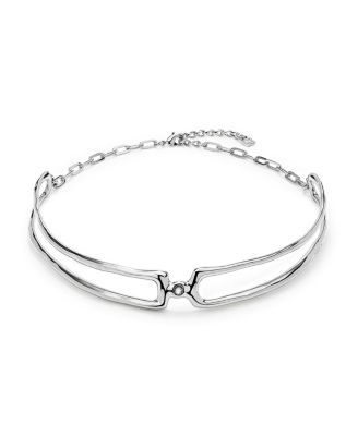  Choker Necklace With White Topaz