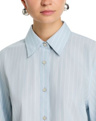 Cropped Wide Sleeve Shirt