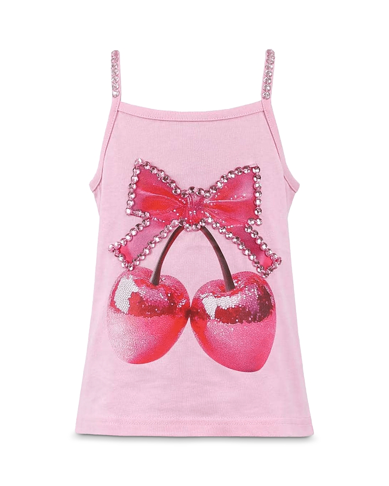 Lola + The Boys Girls' Disco Cherry Tank Top - Little Kid, Big Kid