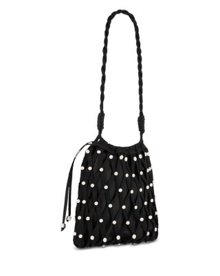 Soane Studded Net Mesh Bucket Bag