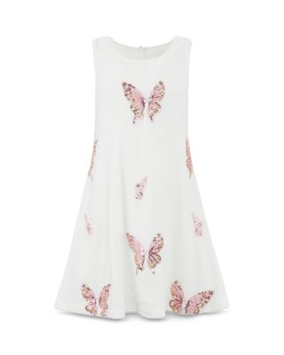 Girls' Sequin Butterfly Velour Dress - Little Kid, Big Kid