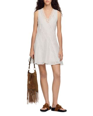 Short Trimmed Linen Dress