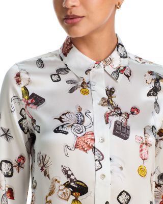 Dani Butterfly 3/4 Sleeve Blouse & Kima Butterfly Straight Pants