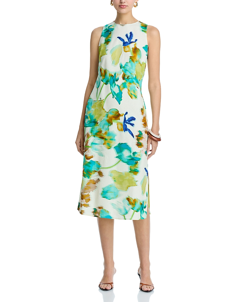 Single Thread Printed Sleeveless Dress