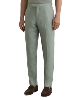 Atlantic Tailored Fit Linen Twill Suit Trousers