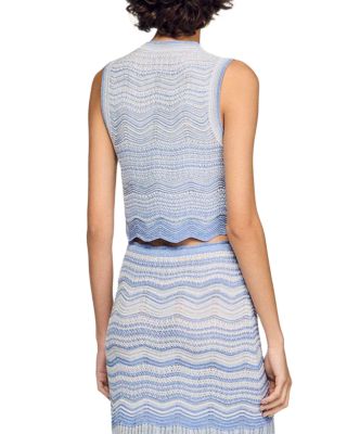 Davi Decorative Knit Crop Top