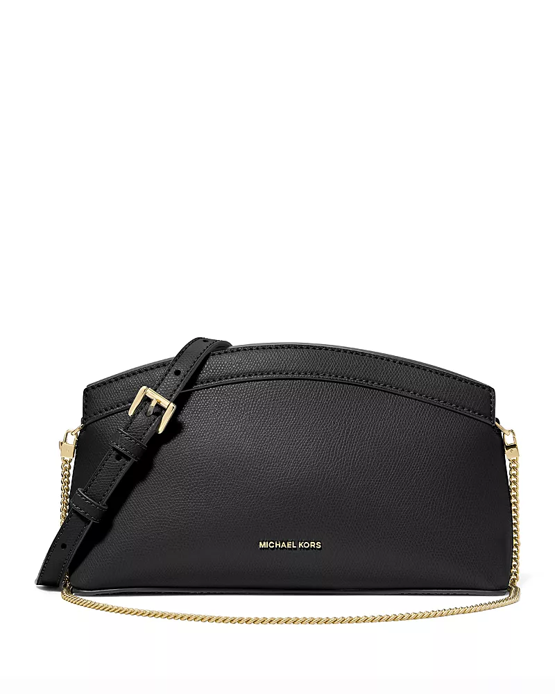 Michael Kors Athena Small Leather Crossbody Clutch