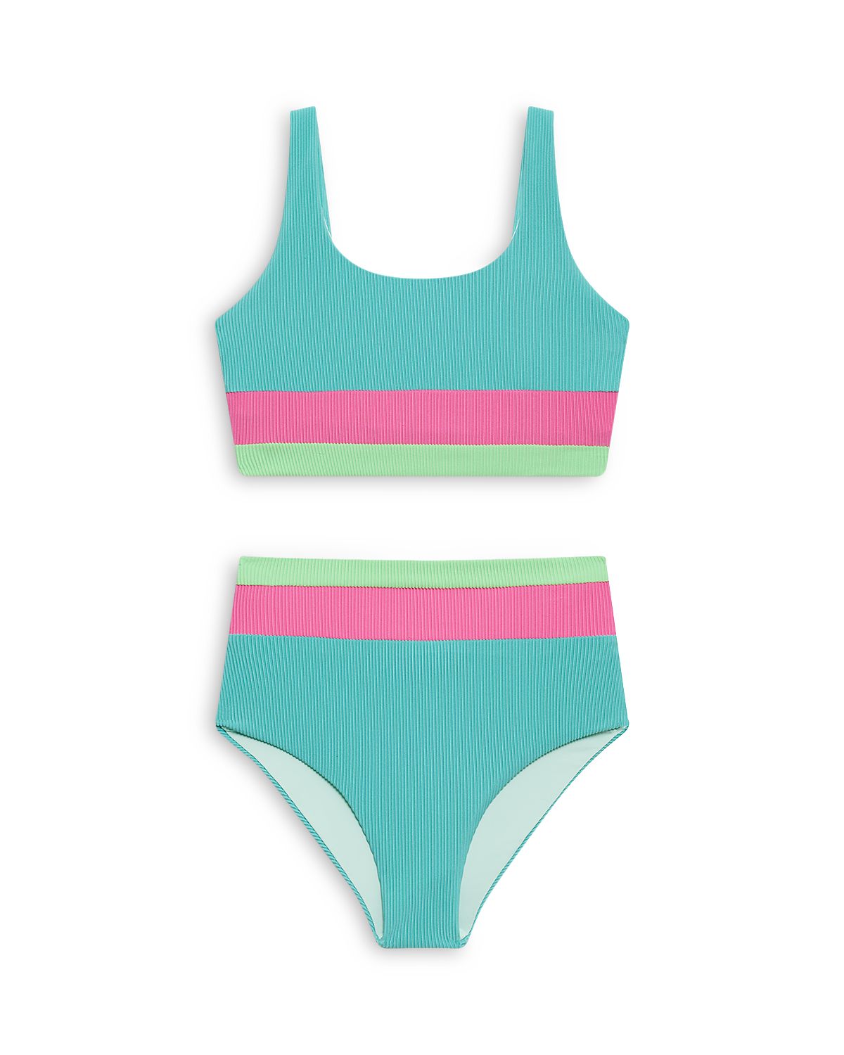 Beach Riot Girls' Little Mackenzie & Heidi Two Piece Swimsuit - Little Kid, Big Kid
