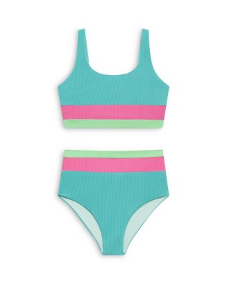 Beach Riot Girls' Little Mackenzie & Heidi Two Piece Swimsuit - Little ...