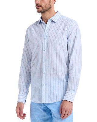 Wythburn Striped Long Sleeve Woven Shirt