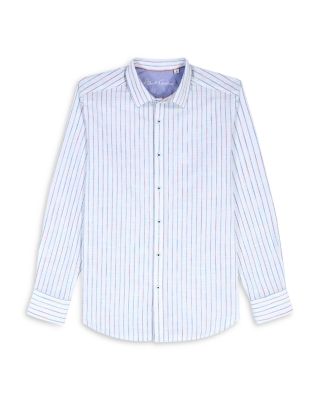 Wythburn Striped Long Sleeve Woven Shirt