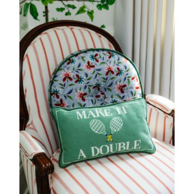 Make It A Double Needlepoint Pillow, 15" x 9"