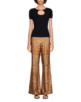 Nacre Openwork Neck Sweater