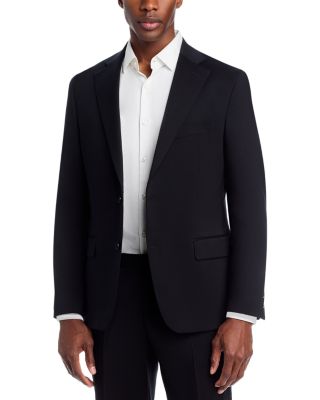 Stretch Wool Unstructured Slim Fit Suit Jacket