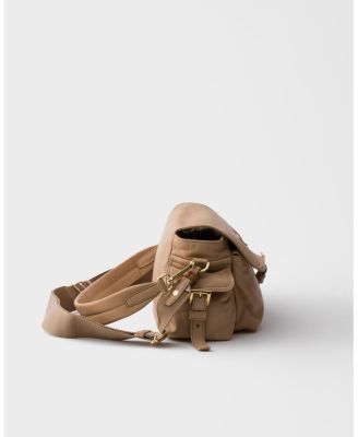 Explore Medium Nappa Leather Shoulder Bag with Flap