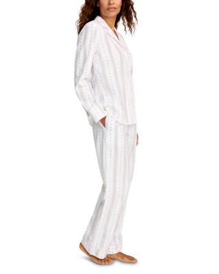 Shirt & Pants Pajama Set in Cottage Stripe
