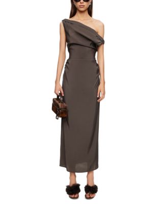 One Shoulder Maxi Dress