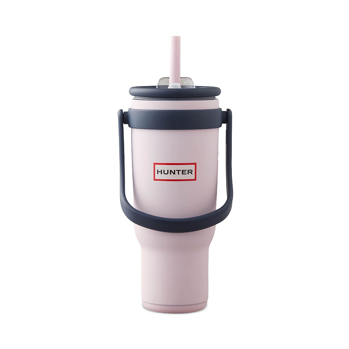 Hunter Luggage Hunter SwiftSip 40oz. Hydration Stainless Steel Screw Top Tumbler with Flip Carry Handle and Silicone Straw
