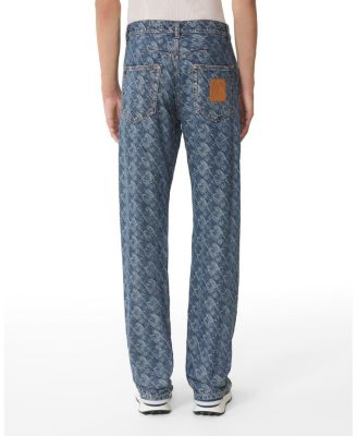 Lunar Year Jacquard Denim Pants