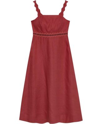  Women's Linen Midi Dress