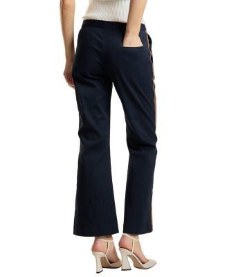  Cotton Cropped Flared Pants