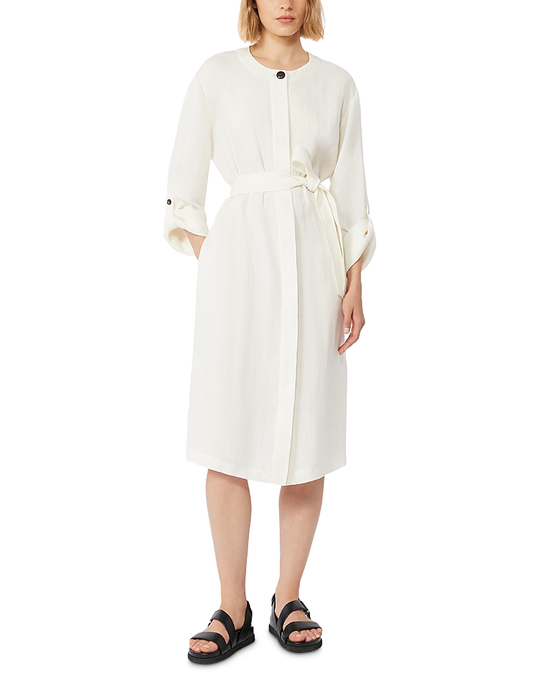 Max Mara Studio Mstlembo Faded Linen Twill Dress