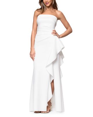 Scuba Strapless Gown - Exclusive