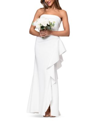 Scuba Strapless Gown - Exclusive