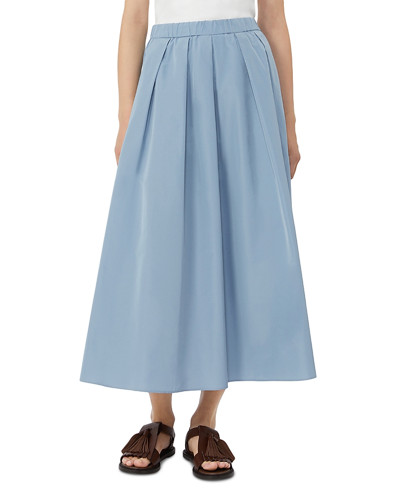 Weekend Max Mara Wkdformica Taffeta Midi Skirt