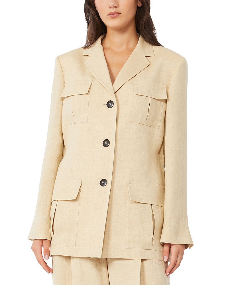 Max Mara Studio Mstadesso Single Breasted Jacket